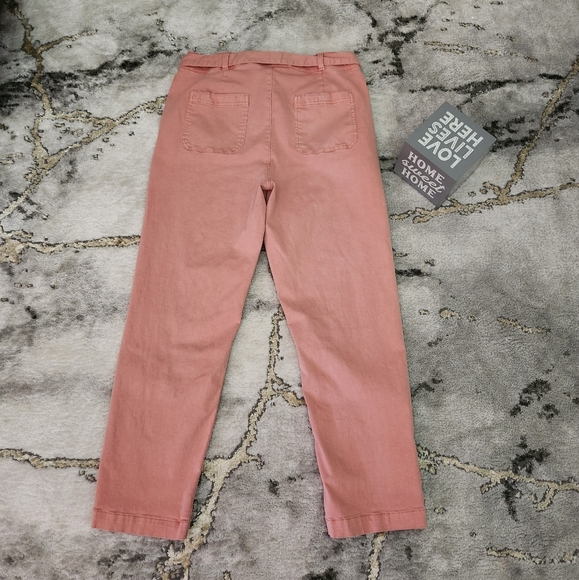 Women's Size 14 Light Washed/Pastel Orange/Pink Jeans . GREAT CONDITION - Picture 11 of 14